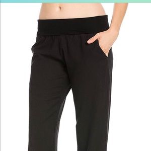 Fold Over Linen Pants